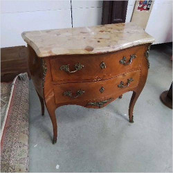 COMMODE 2 TIROIRS DESSUS...