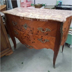 COMMODE 2 TIROIRS DESSUS...