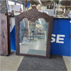 MIROIR CORBEILLE OISEAUX 