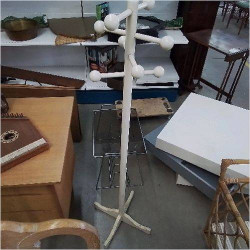 PORTE MANTEAU PERROQUET BLANC