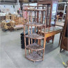 ETAGERE D’ANGLE ROTIN