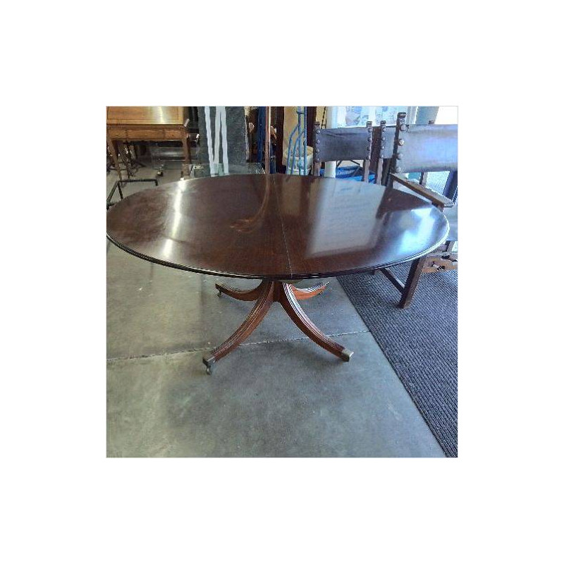 TABLE OVALE ANGLAISE 1 ALLONGE WILLIAM THILLMAN