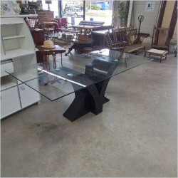 TABLE PLATEAU VERRE 