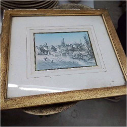 DESSIN CADRE DORÉ 