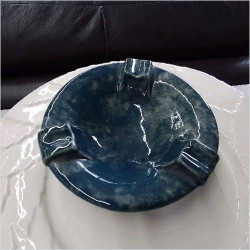 CENDRIER VINTAGE BLEU