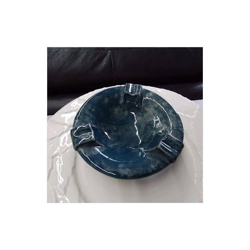 CENDRIER VINTAGE BLEU