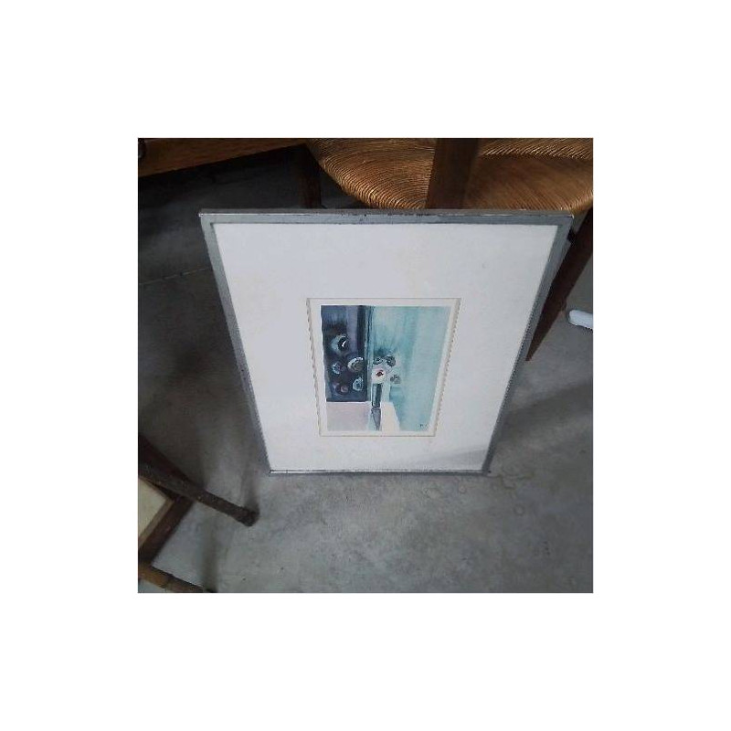 AQUARELLE SIGNÉE 
