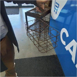 PANIER A BOUTEILLES METAL 