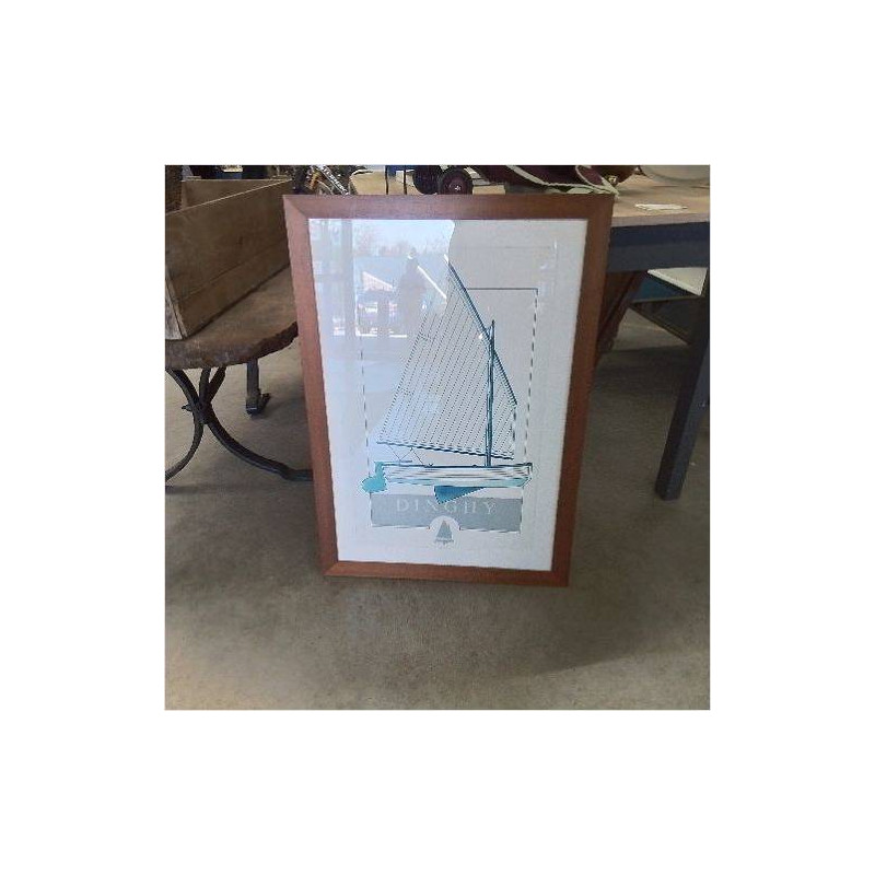 TABLEAU BATEAU A VOILE  DINGHY