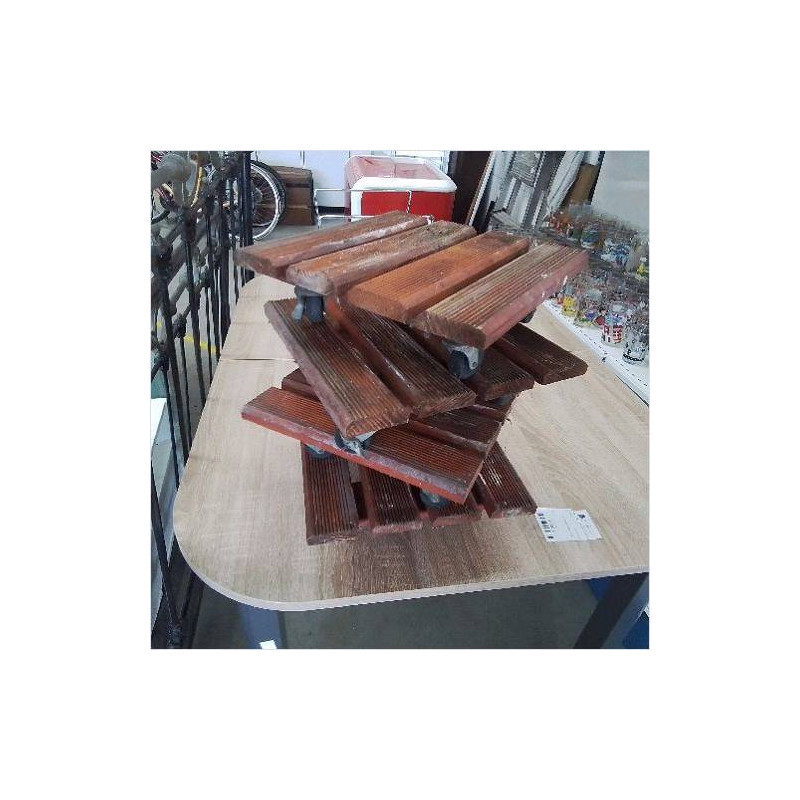 PLATEAUX A ROULETTES PORTE PLANTE 