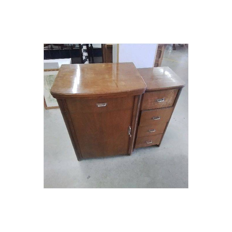 MEUBLE MACHINE A COUDRE SINGER 4 TIROIRS