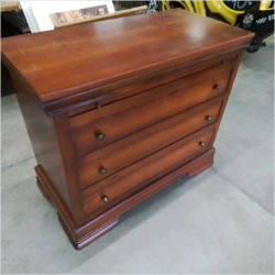 COMMODE MERISIER 3 TIROIRS