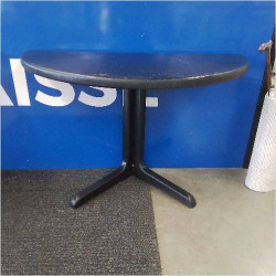 CONSOLE EN BOIS NOIRE A REPEINDRE