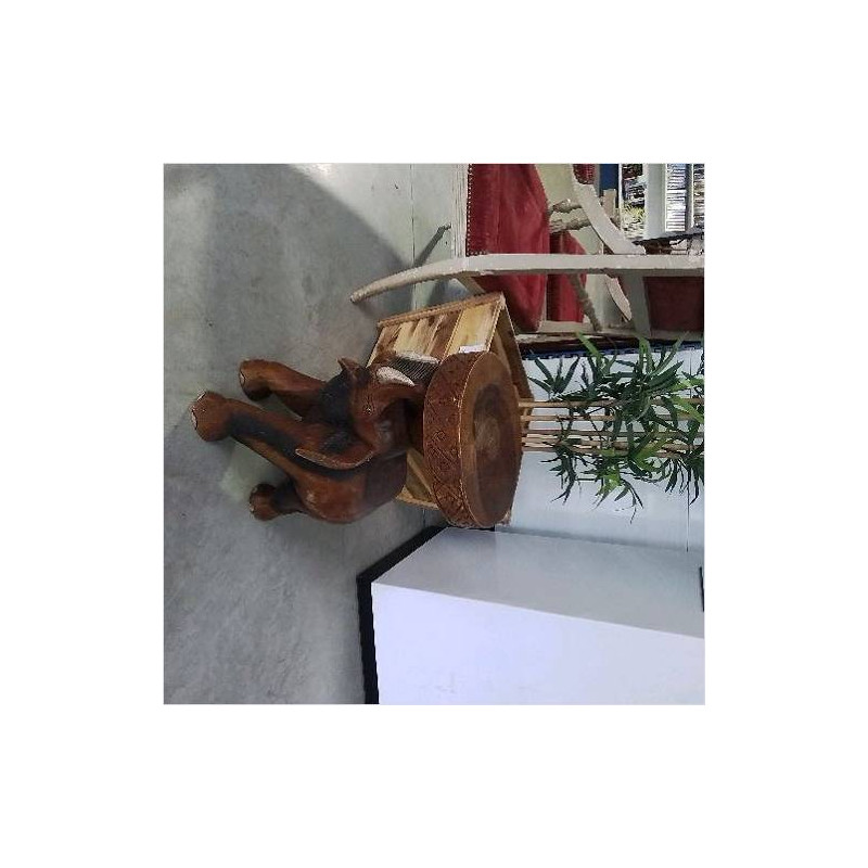 TABOURET BOIS ELEPHANT