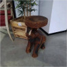 TABOURET BOIS ELEPHANT