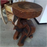TABOURET BOIS ELEPHANT