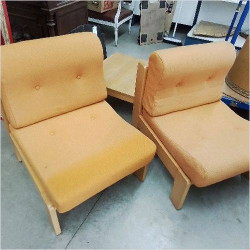 PAIRE DE FAUTEUILS VINTAGE...