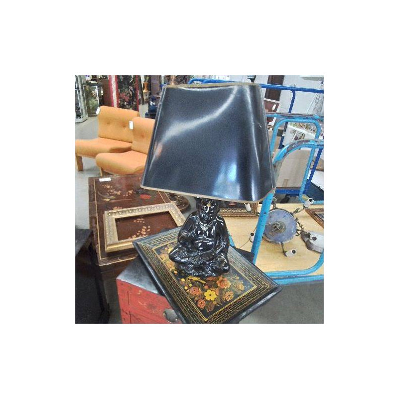 LAMPE NOIR BOUDDHA 