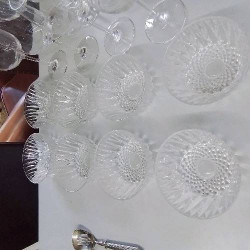 8 COUPELLES CRISTAL 