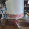 LAMPE ROSE DECOR ASIATIQUE
