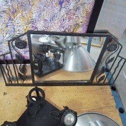 MIROIR FER FORGÉ 