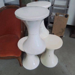 TABOURET TAM TAM BLANC