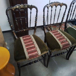 PAIRE DE CHAISES NAP III...