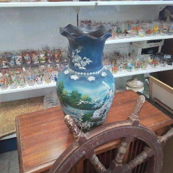 VASE DECO BLEU VERT...