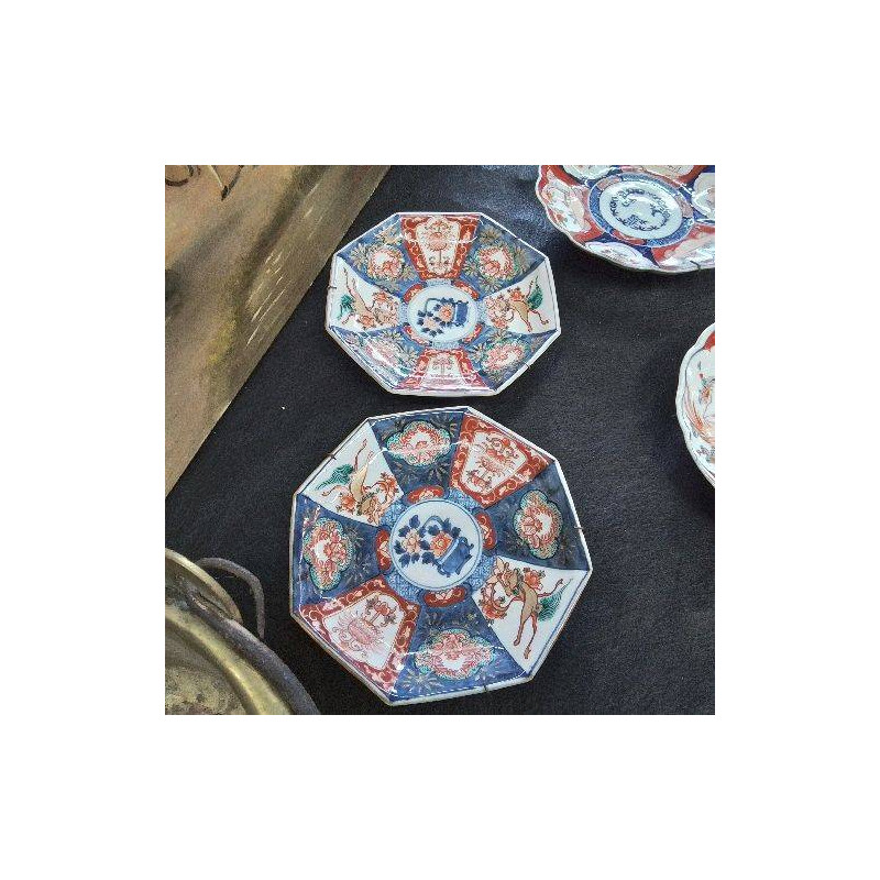 PAIRES ASSIETTES DECO IMARI