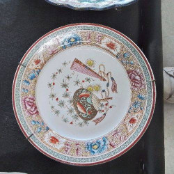 ASSIETTE DECO ÉVENTAIL 