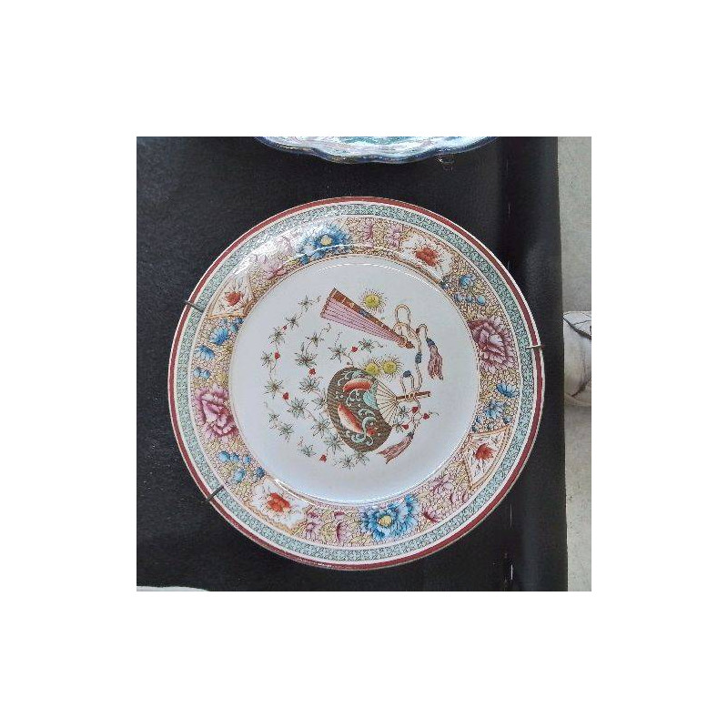 ASSIETTE DECO ÉVENTAIL 