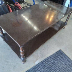 TABLE BASSE 2 NIVEAUX 