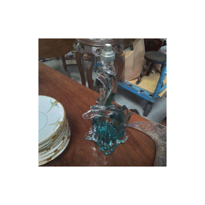 PIED DE LAMPE BLEU