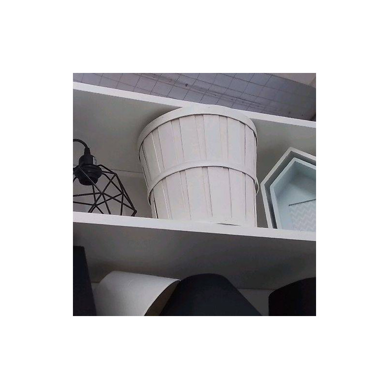  CACHE POT BOIS BLANC LATTES 