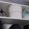  CACHE POT BOIS BLANC LATTES 