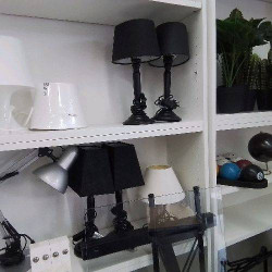 LAMPE CHEVET NOIR