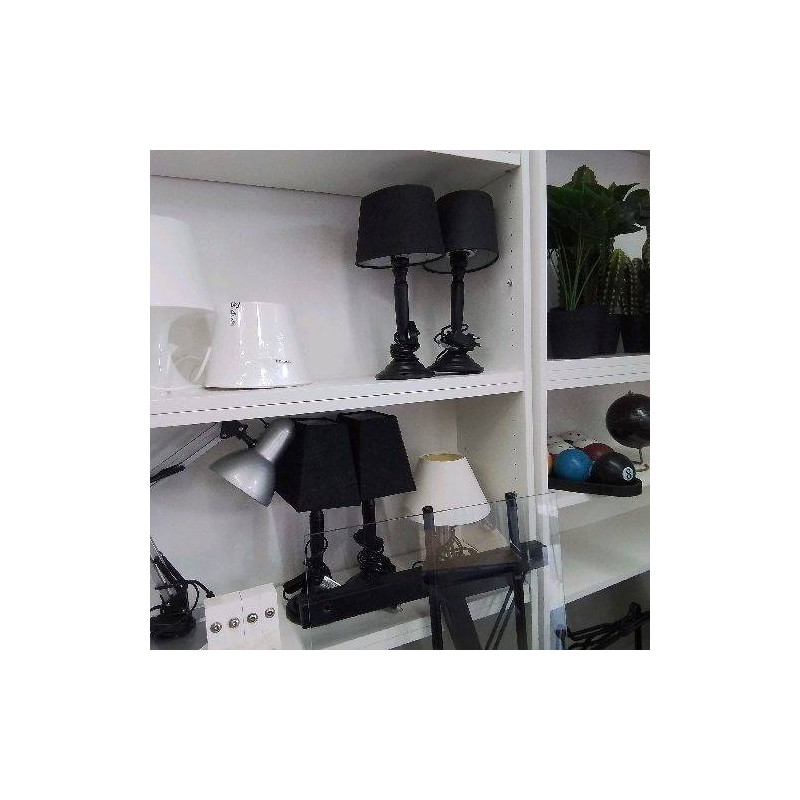 LAMPE CHEVET NOIR
