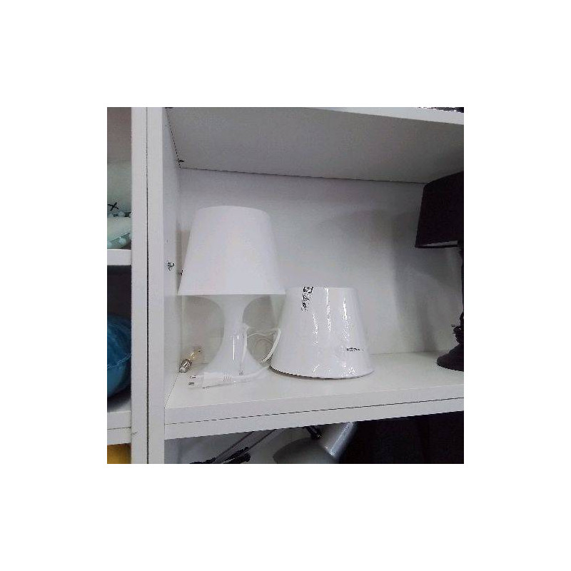 LAMPE CHEVET BLANCHE CHAMPIGNON