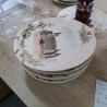 10 ASSIETTES SARREGUEMINE DECO PARIS (2 ABÎMÉS)