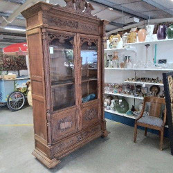 ARMOIRE 2P 1T HENRI II 