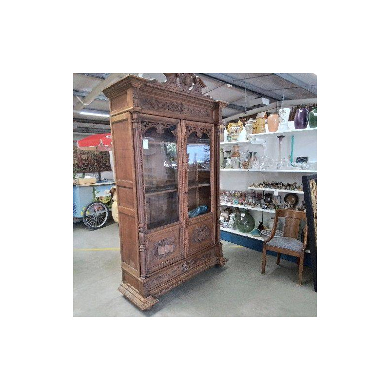 ARMOIRE 2P 1T HENRI II 