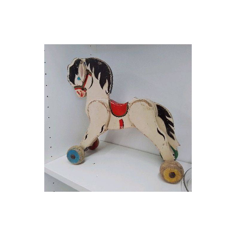 CHEVAL BASCULE BOIS ANCIEN