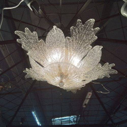 PLAFONNIER MURANO FEUILLES