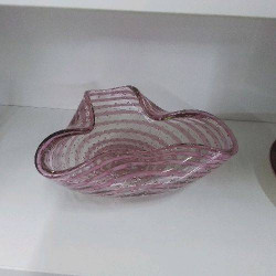 VIDE POCHE VERRE ROSE