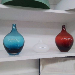 3 VASES BLEU BLANC ROUGE