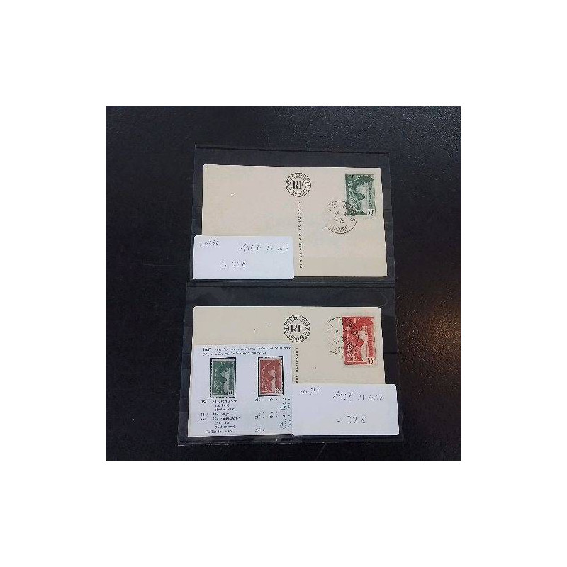 TIMBRE VICTOIRE DE SAMOTHRACE SUR LETTRE 110€ DE COTE