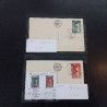 TIMBRE VICTOIRE DE SAMOTHRACE SUR LETTRE 110€ DE COTE