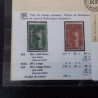TIMBRE VICTOIRE DE SAMOTHRACE SUR LETTRE 110€ DE COTE