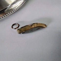 COUTEAU PLIANT CORNE