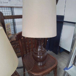 LAMPE MARRON